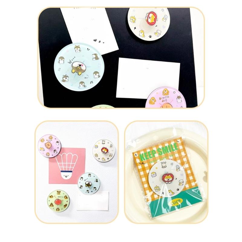 Fun Rotating Cartoon Creature Magnetic Decoration Acrylic For Refrigerator Memo Board Display