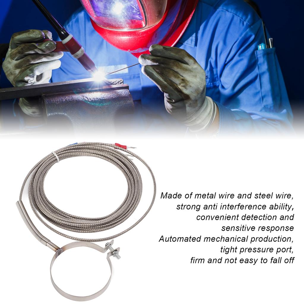 Thermocouple Thread High Sensitivity Wide Measurement Range 0‑400 Degrees C Multi Size Temperature Controller Probe for Industry