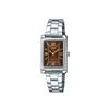 Life Waterproof Quartz Steel Strap Women's Watch Brown Dial LTP-1234DD-5A
