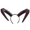 Headpiece Halloween Demon Horns Headband Cosplay Headband Devil Ox Horn Hairband Novelty   Lady