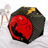 1pc Elephant Storm Automatic Folding Umbrella - Compact 8-Rib Design, Durable Plastic & Iron, Lightweight for Outdoor Daily Use029