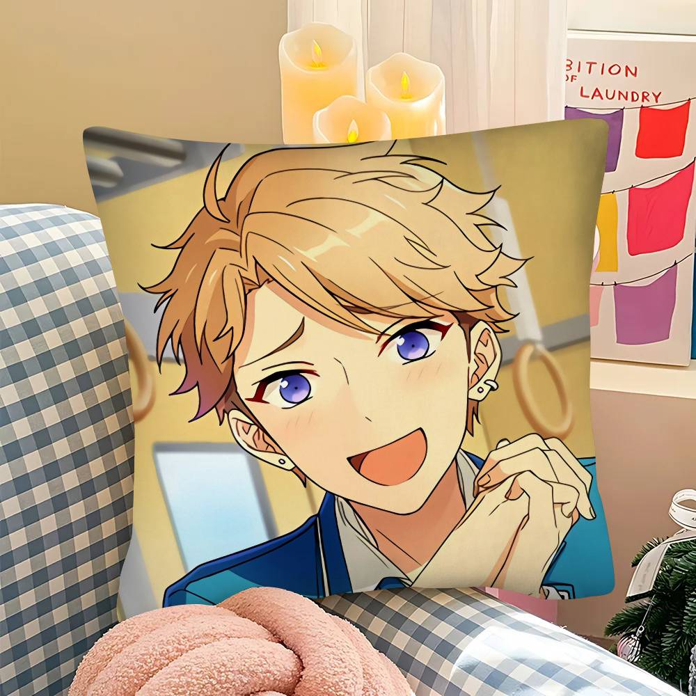 1pc Narukami Arashi Pillow Case Fashion Square Pillowcase Bedroom Sofa Room Ins Decoration Leisure