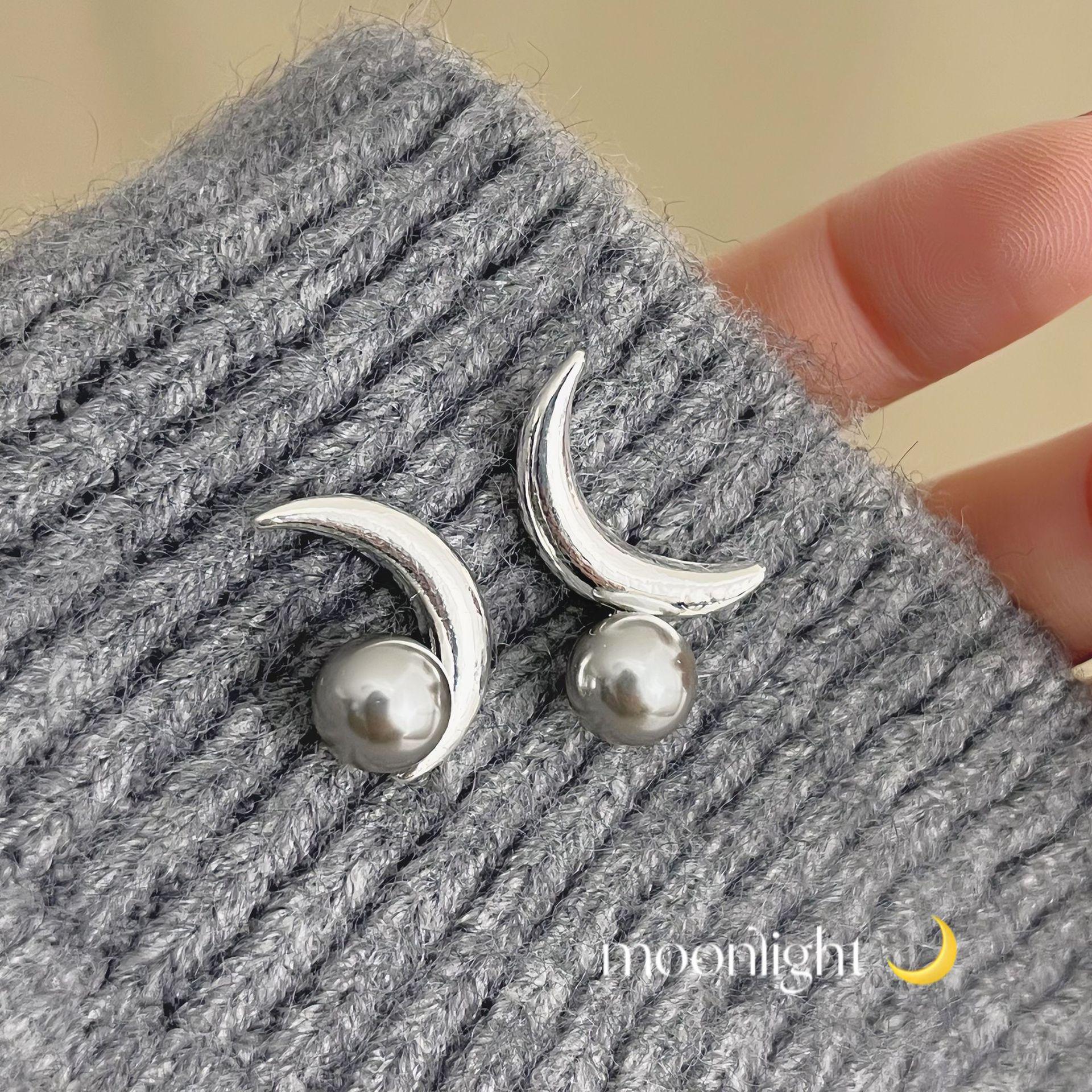 

«Серьги-иглы Майяра 925»: Янтарный жемчуг в стиле ретро для осени/зимы