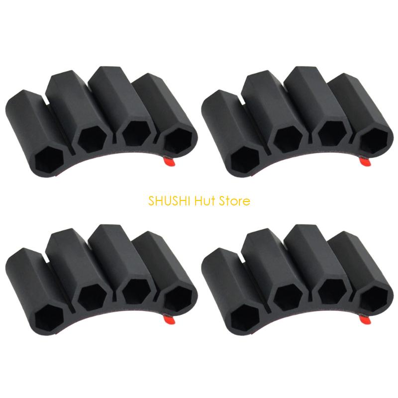 Universelle Bohrerhalter-Clip-Organizer für 1/4-Zoll-Bit und Sechskantaufnahme für Elektrowerkzeug Klebemontage D57B