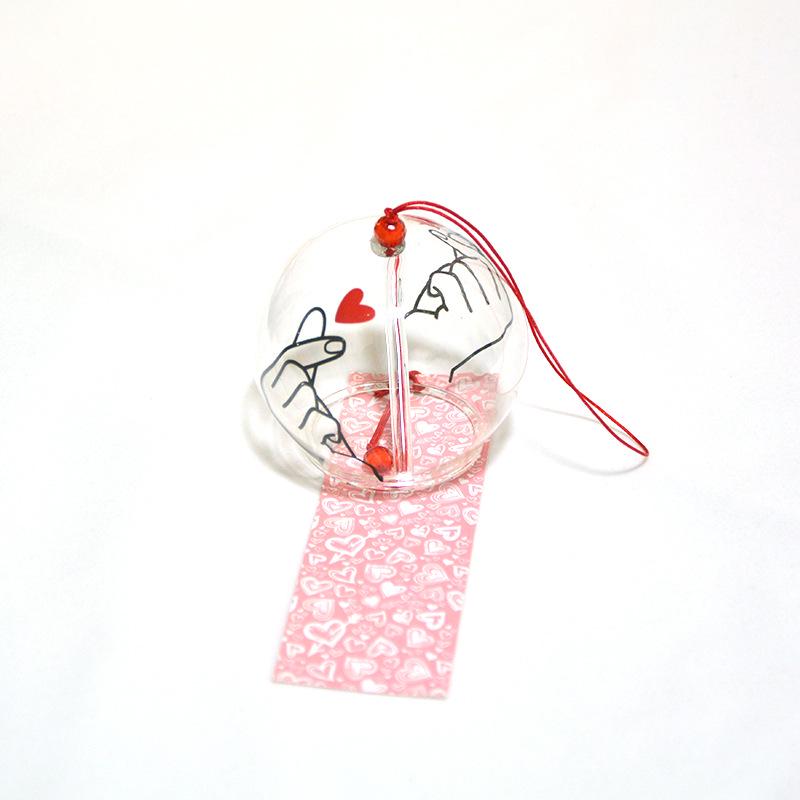 Wind Blossom Cherry Glass Chime Japanese Home Decor Ornament Birthday Gift