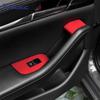 Premium Suede For Mazda 3 BP M3 2019 2020 2021 2022 2023 2024 2025 Mazda3 Axela LHD RHD Car Window Lift Panel Trim Sticker