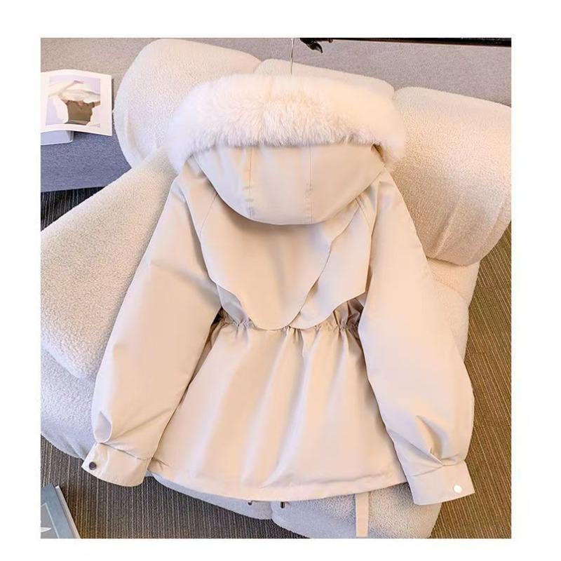 

Зимняя Новая Пуховая Куртка с Хлопковой Подкладкой Плюс Бархатная Зимняя Куртка Пирог Преодолеть Корейская Версия Хлопкового Пальто. 3XL