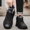 Winter Herrenschuhe Schnürstiefel Wanderstiefel Schneestiefel Plus Samt Warm Outdoor Lässige Kurze Stiefel Widerstandsfähige Herrenschuhe Dicke Stiefel