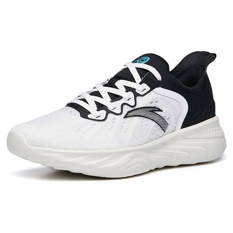 Anta Training Series Fabric Space Capsule Shock Absorbing Wear Resistant Low Top Training Shoes Men Sneakers White Black 112227721-7