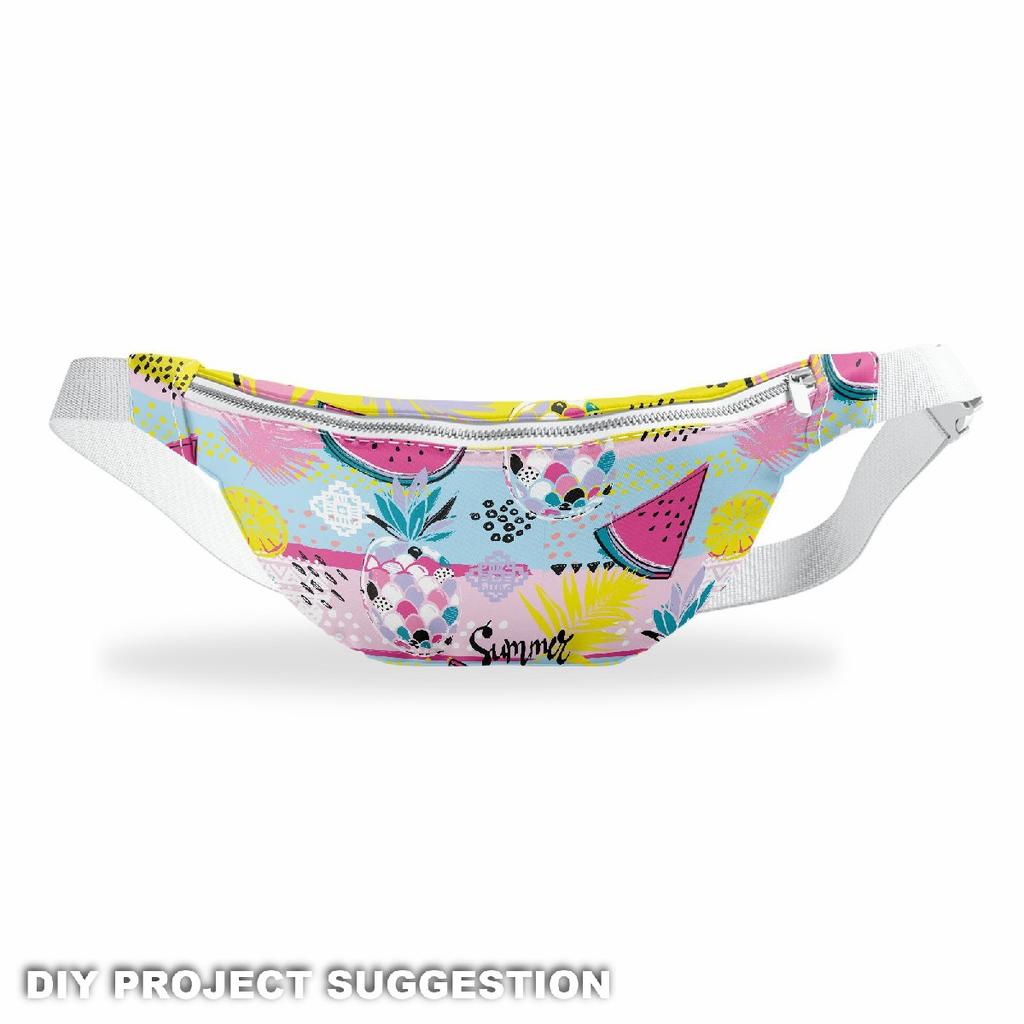 Outdoor Dekostoffe Oxford - Motiv Wassermelonen Und Ananas I Dx263