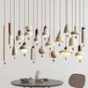 Stylish Yellow Travertine Wabi-Sabi Pendant Lights for Bedroom or Restaurant