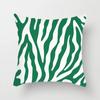 Green Cushion Cover Geometric Decor Living Room Office Sofa Pillowcase Home Decor Peach Skin Pillowcase