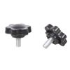 6Pcs Industrial Screws Ergonomic Knob Plastic Tighten Bolt Knob Hexagonal Head Handle Hand Screw Plastic Tighten Bolt