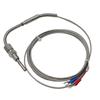 Type K Thermocouple 1/8 NPT K Type Thermocouple Exhaust Probe Temperature Sensor Glass Fiber Insulation Stainless Steel