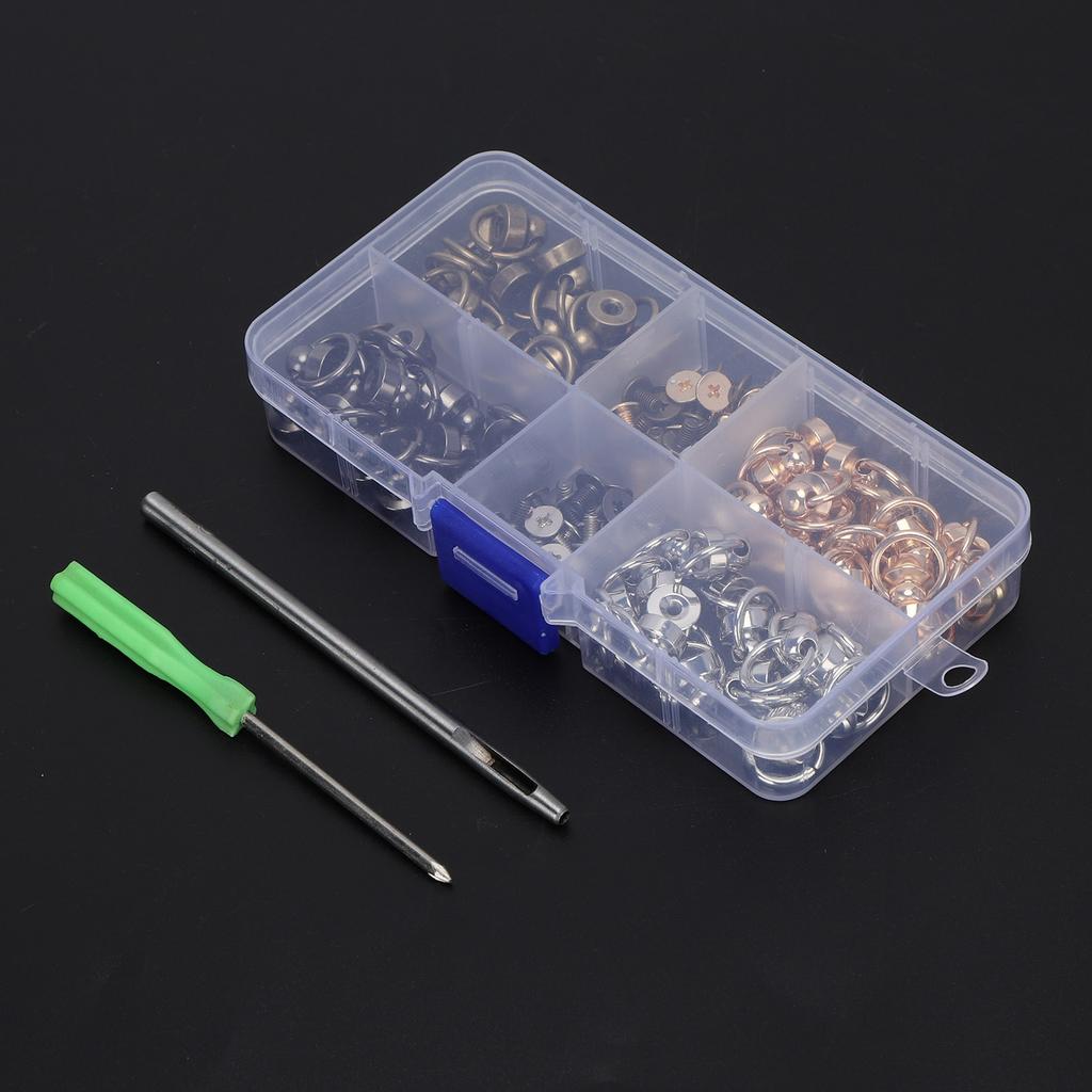 ORing Ball Post Rivet Set DIY Leather Craft Clothes Bags Phone Shell Accessories