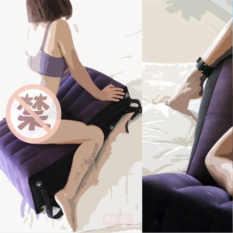 Sex Inflatable Cushion Sofa Sexy Pillows Couples Love Position Body Wedge Erotic Toys  Lying Furniture Adults Games Sextoys