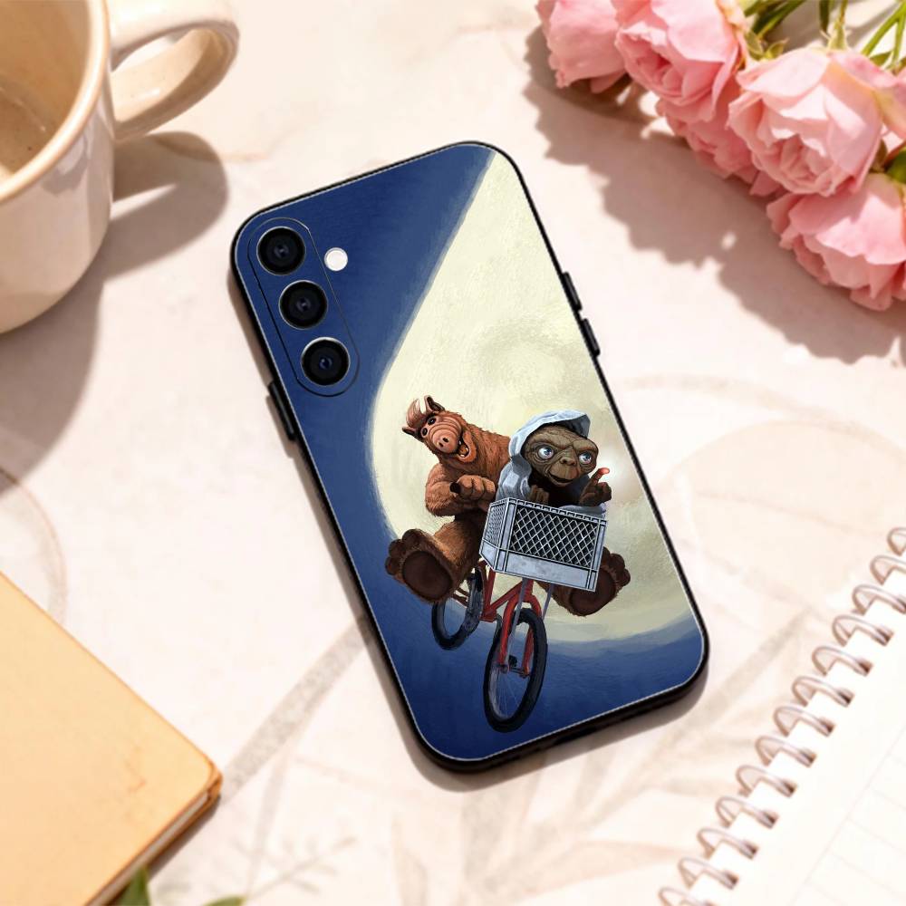 Family Comedy TV Series ALF phone Case For Samsung Galaxy A73,A72,A71,A70,A53,A52,A51,Others Soft Black Shell
