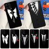 Man Suit Shirt Tie For Samsung Galaxy M15 M35 M21 M16 M06 M33 M13 M53 M11 M31 M55 M14 M34 M54 M12 M32 M52 Case