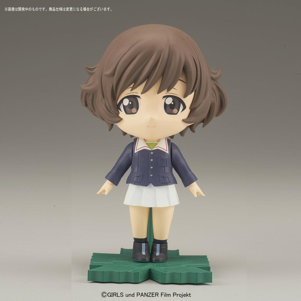 Puchi Rise Girls & Panzer Yukari & Asako Set, Color-Coded Plastic Model