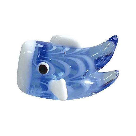 Forcart Cute Handmade Glasswork Mini Carp Black Boy s Festival