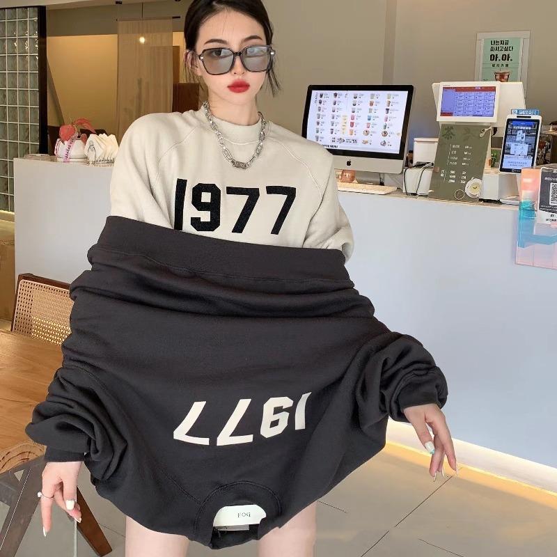 Thin Pile Digital Flock Crew-neck Hoodie