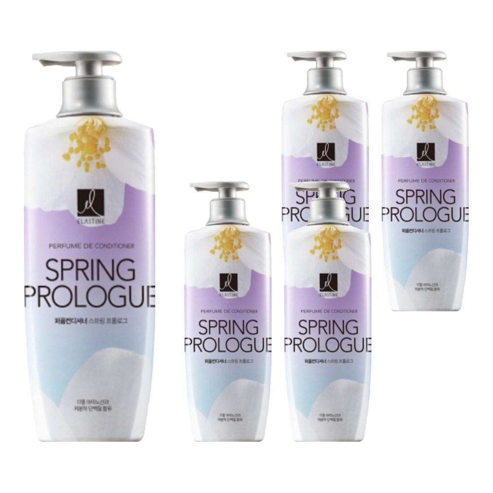 Elastin Perfume Conditioner Spring Prologue Scent 600ml 5 Pcs