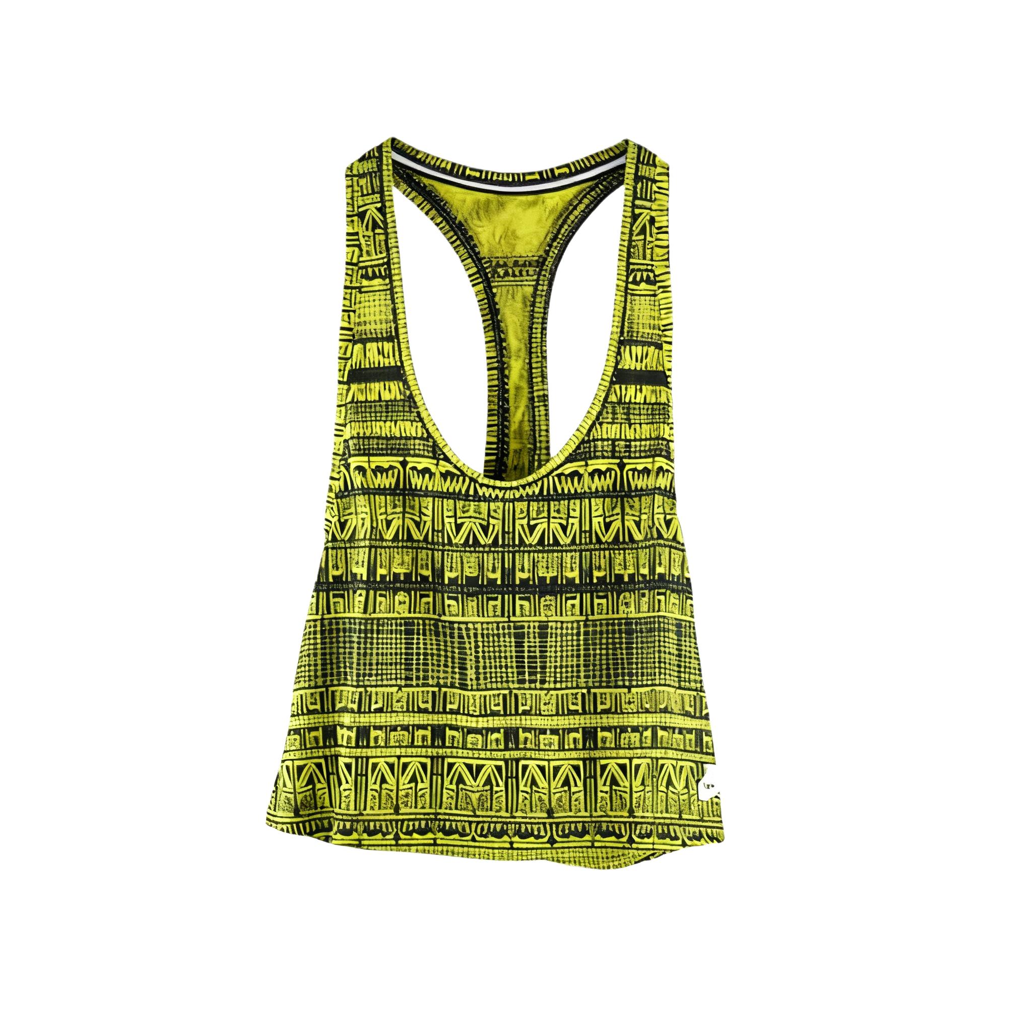 

Nike Tank Tops Women s Yellow Crew Neck Moderate Other 586247-302 L