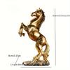 Resin Statue1pc  Golden White Black Horse Figure Nordic Abstract Ornaments For Figurines  For Interior Sculpture Room Home Decor