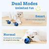 Moving Ball Cat Toys with Feather Tail, Rechargeable Interactive Cat Toy with Remote Control for Indoor Bored Cats Exercise, Smart Interactive Kitten 