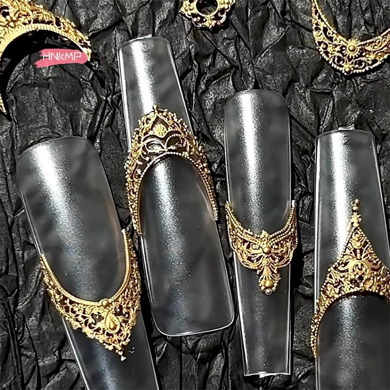 Silicone Nail Mold Retro Pattern Baroque Style Relief Design Nail Art Template 3D Stereoscopic Decorations for Manicure