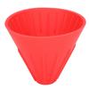 Silicone Coffee Dripper Portable Reusable Folding Coffee Filter for Travel Camping Office HomeRed