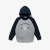 New Era Mlb La Dodgers ragLan Block Hoodie Heather Gray