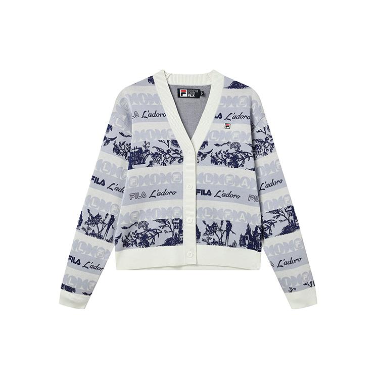 

New FILA Knitwear Women s Gray F11W238404F-ZA M