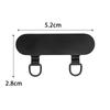 New Ultra-thin Stainless Steel Phone Tether Patch Replacement Phone Straps Gasket Sturdy Cellphone Safety Metal Connect Piece