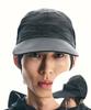 SSY Slow Workers Club Nylon Long Bill Cap Black