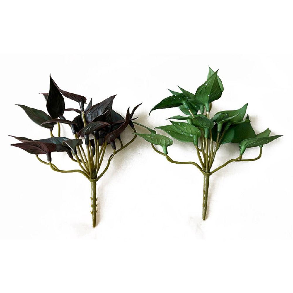 Soft Glue Succulent Plants Leaves Green Simulation Bonsai NEW Artificial Plant  Home Office