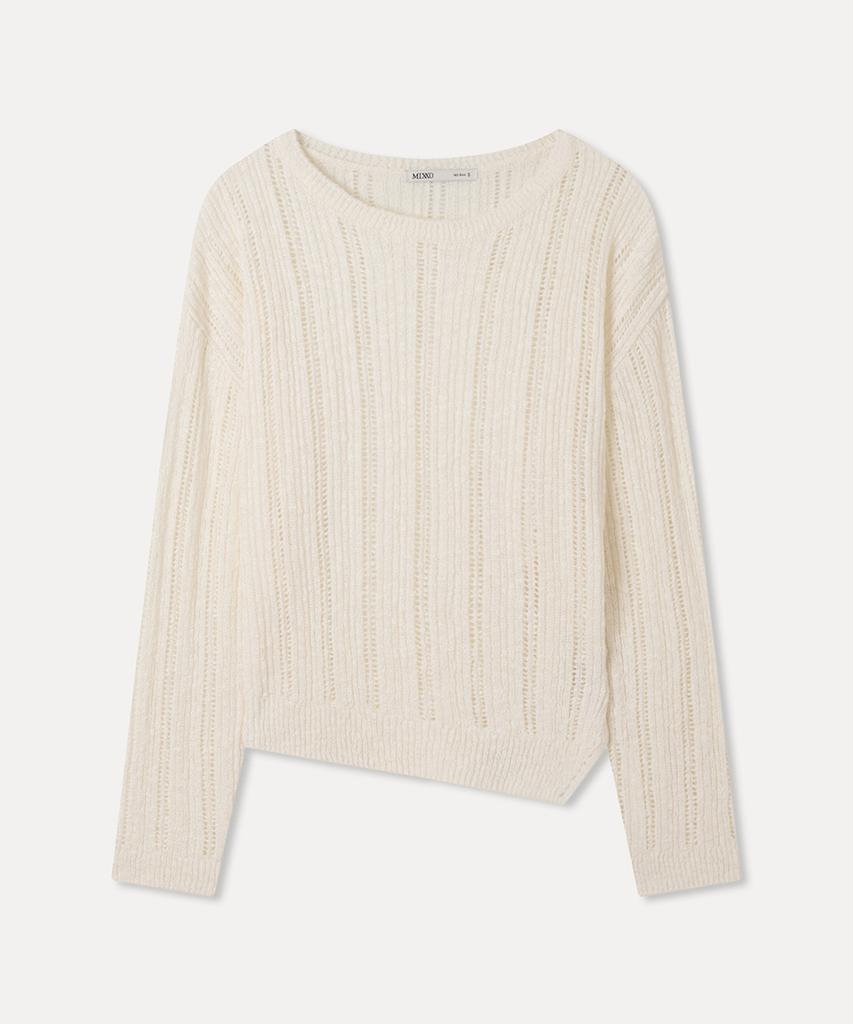 MIXXO Slit See-Through Pullover Re Kag50Qt_Miwkag74Qt
