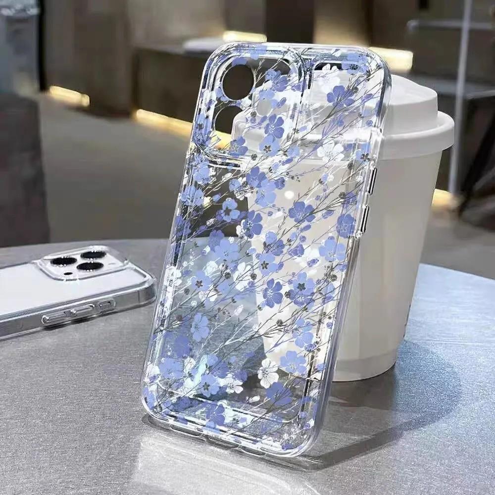 Tulip Rose Floral Phone Case For Xiaomi Redmi Note 15 15C 14 13 12 12S 12C 11 10 10C 13C 10s A2 A3 Pro Plus 4G 5G Soft TPU Cover
