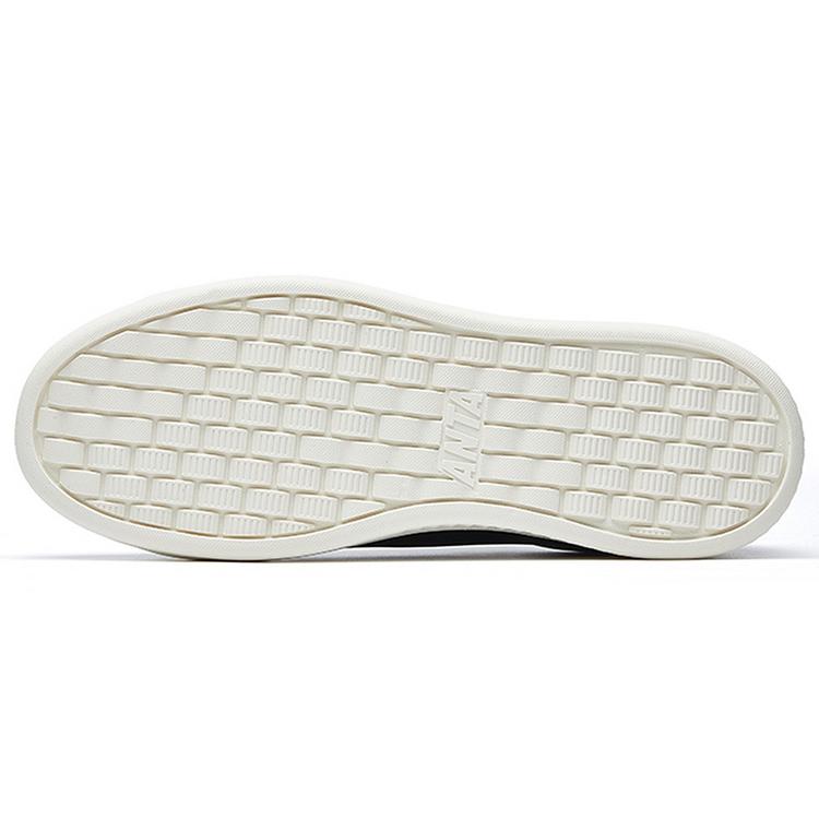 Anta Lightweight Low top Skateboard Shoes Women's Black White 122038062-3