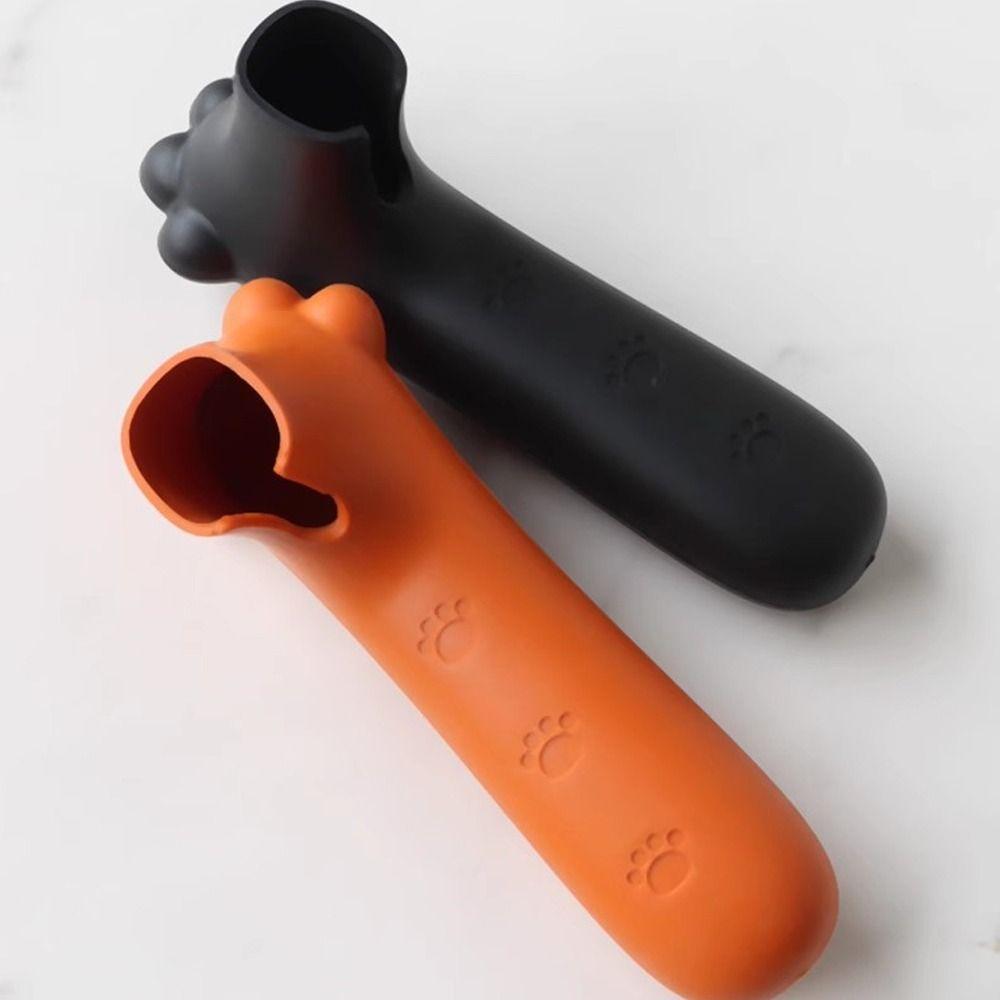 2pcs Silicone Cat Paw Door Handle Cover Cartoon Baby Safety Protect Suction Cup Living Room
