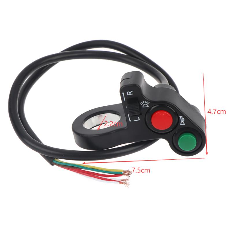 Motorcycle Scooter 7/8" Handlebar Horn Turn Signals Lights Controller Switch Motorcycle Modified Parts Handlebar Switch