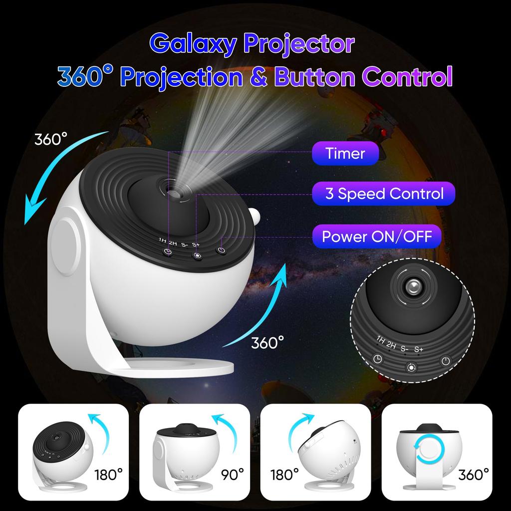 Planetarium Projector, 13 in 1 Star Projector Realistic Starry Sky Night Light Lamp