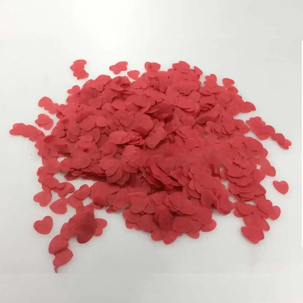 10000pcs Tissue Papers Biodegradable White Heart Confetti Birthday Baby Shower/Party/Wedding/throwing Supplies