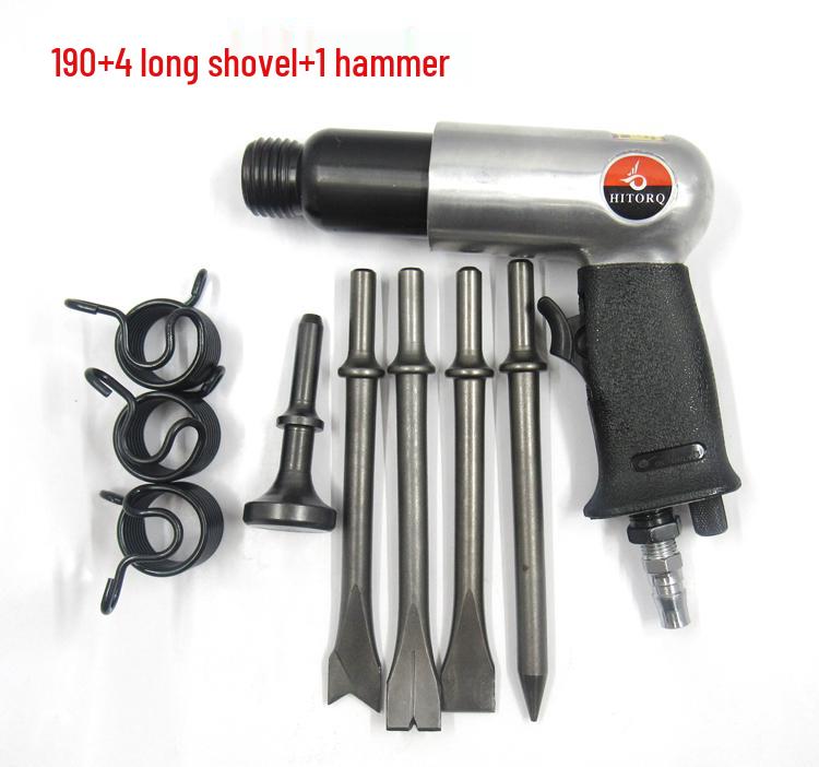 Hailiqi Pneumatic Chisel & Hammer Tool Set - Impact Hammer, Scraper, Pick Options (150, 190, 250)