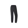 Li-Ning Solid Color Elastic Waist Knit Sports Pants Women Bottoms Black AYKT650-1