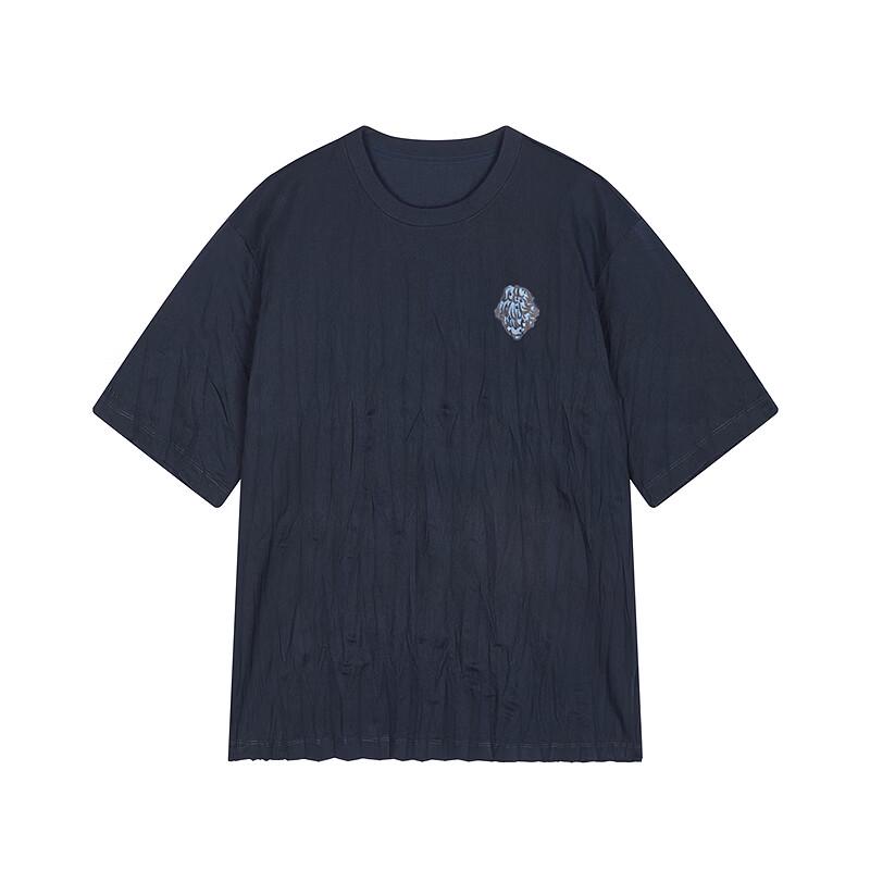 Sketch Men's 2026 Spring Loose Fit Round Neck Long T-Shirt