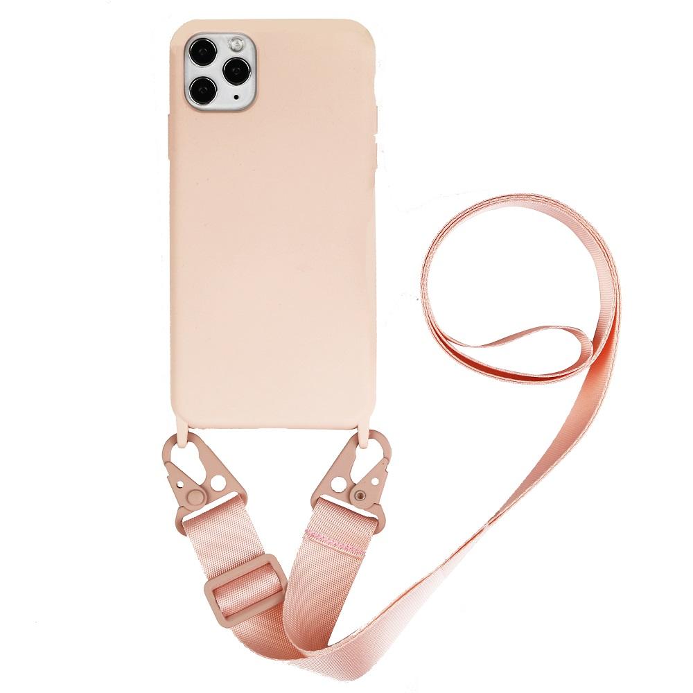 Crossbody Ketting Lanyard Koord Telefoon Hoesje Voor Iphone 16 15 14 Plus 13 12 Mini 11 Pro Xs Max Xr X Siliconen Zachte Tpu Ach