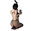 Sex Stockings Sexy Women Pajamas Bed Flirting Passion Open Crotch Free One-piece Lace Jacquard Mesh Fishnet Woman