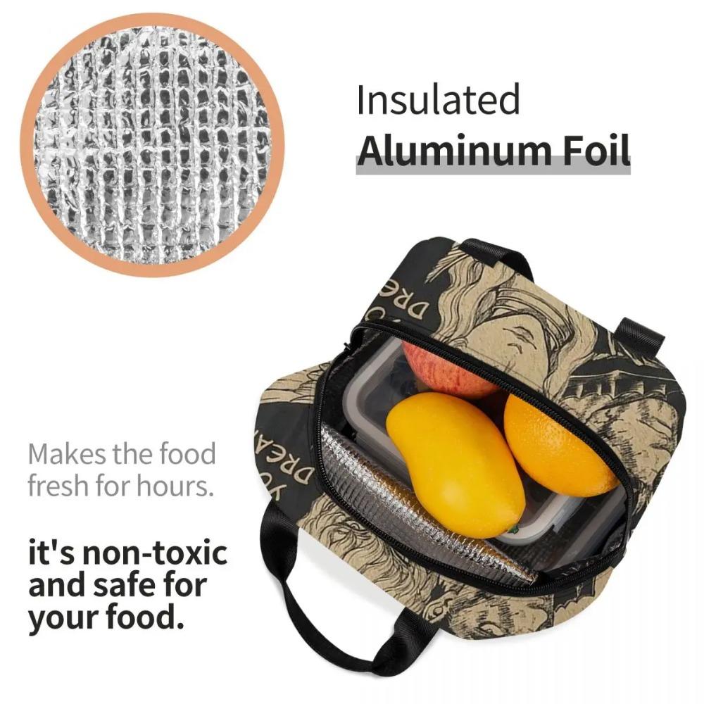 Japan Anime Berserk Isolierte Lunchtasche für Damen Kinder Auslaufsichere Lebensmittelboxen Thermische Lunchbox Tragetasche