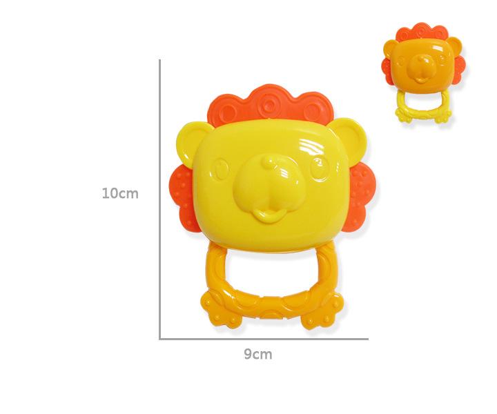 Eco-Friendly Baby Teether & Hand Rattle Toy for 0-12 Months